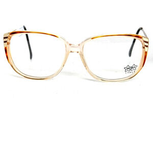 LUXOTTICA 4184‎ Eyeglasses Frames Gold NDS Clear Full Rim H15313